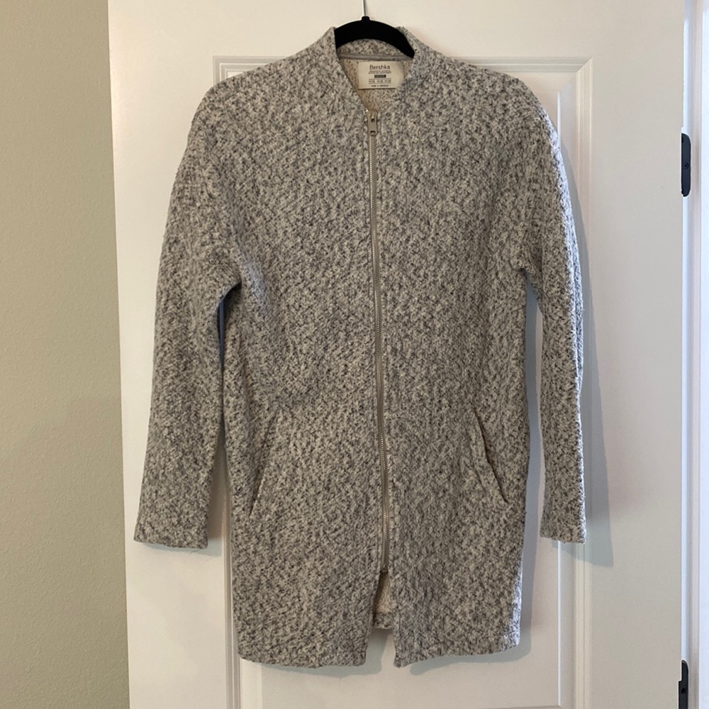 Bershka gray coat/jacket